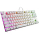 Sharkoon purewriter tkl rgb mechanisch gaming toetsenbord (wit, us lay-out (qwerty), kailh blue, 80% (tkl), rgb leds)