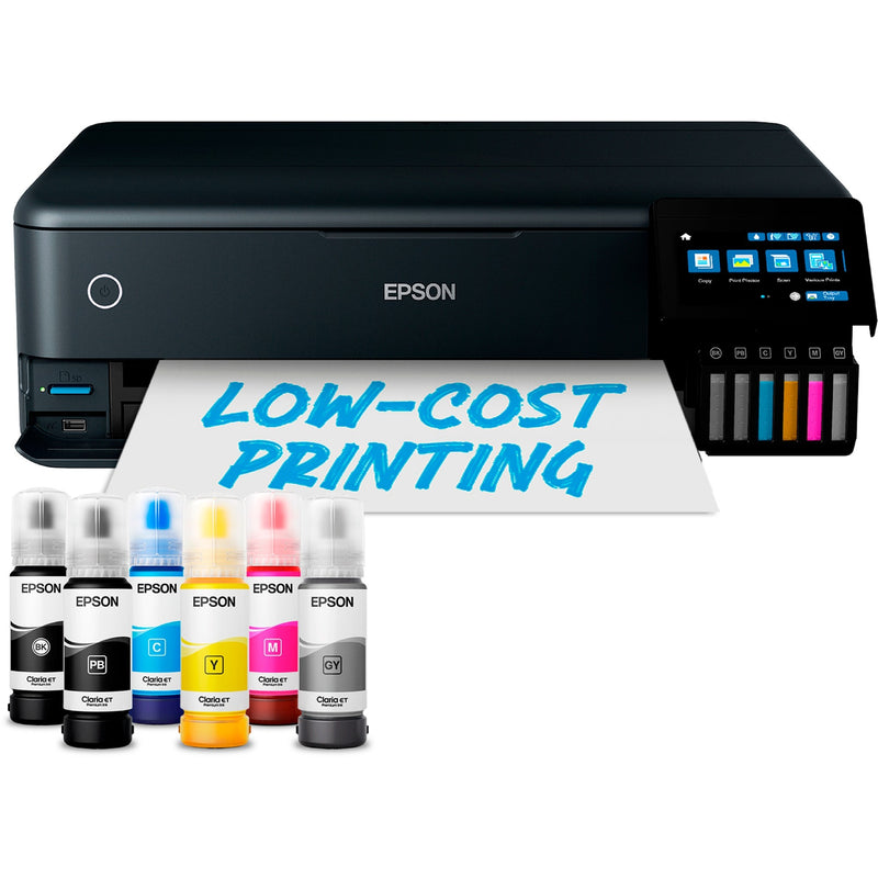 Epson ecotank et-8550 all-in-one inkjetprinter (zwart, usb, wlan, scannen, kopiëren)