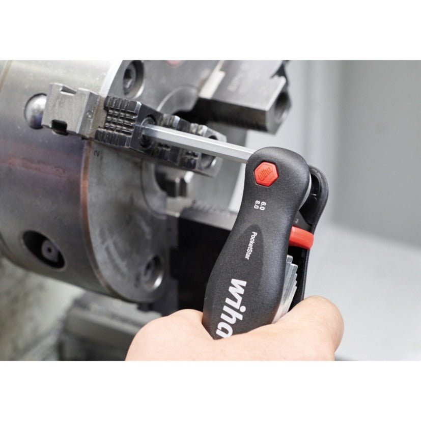 Wiha multitool pocketstar (zwart, 8-delig)