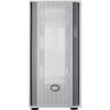 Cooler master masterbox 600 lite midi tower behuizing (wit | 2x usb-a | 1x usb-c | rgb | tempered glass)