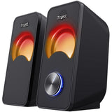 Trust arys compact 2.0 speakerset met rgb pc-luidspreker (zwart) - afbeelding 1