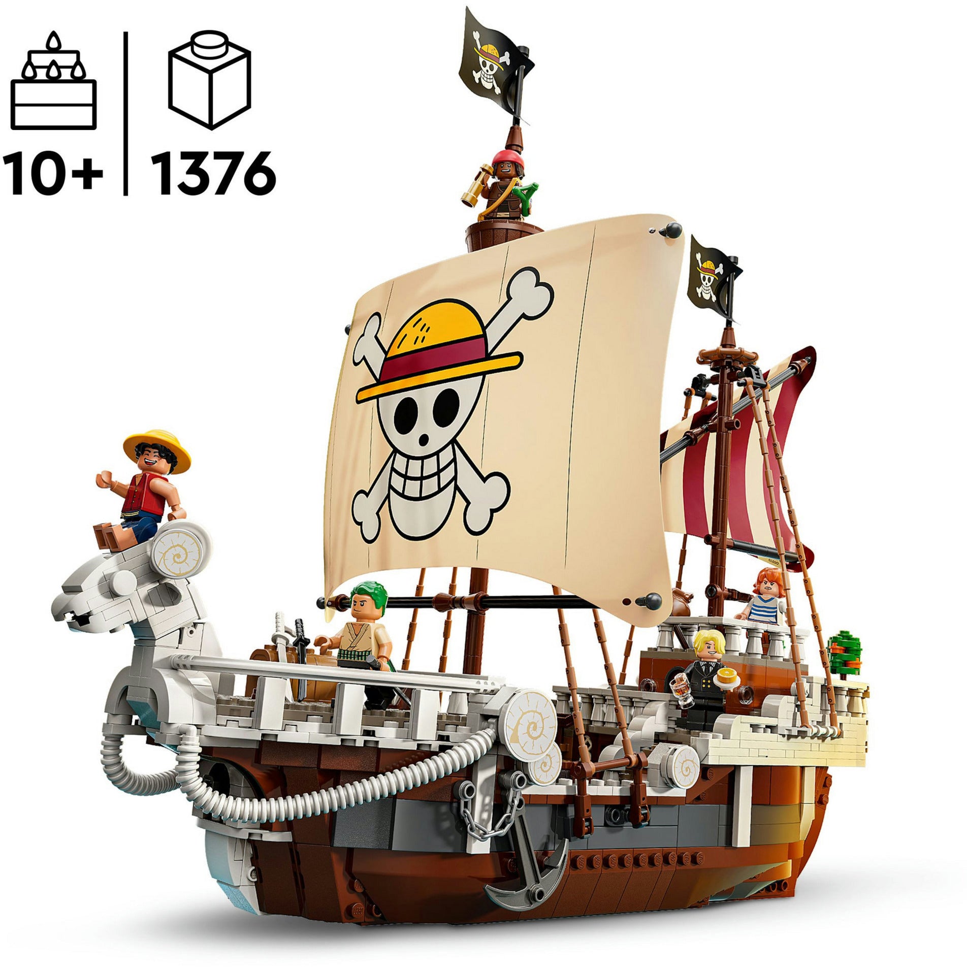 Lego one piece - het piratenschip going merry constructiespeelgoed (75639)