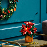 Lego icons kerstster poinsettia - 10370 - afbeelding 4