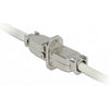 Delock koppeling voor netwerkkabel cat.6a stp (zilver)