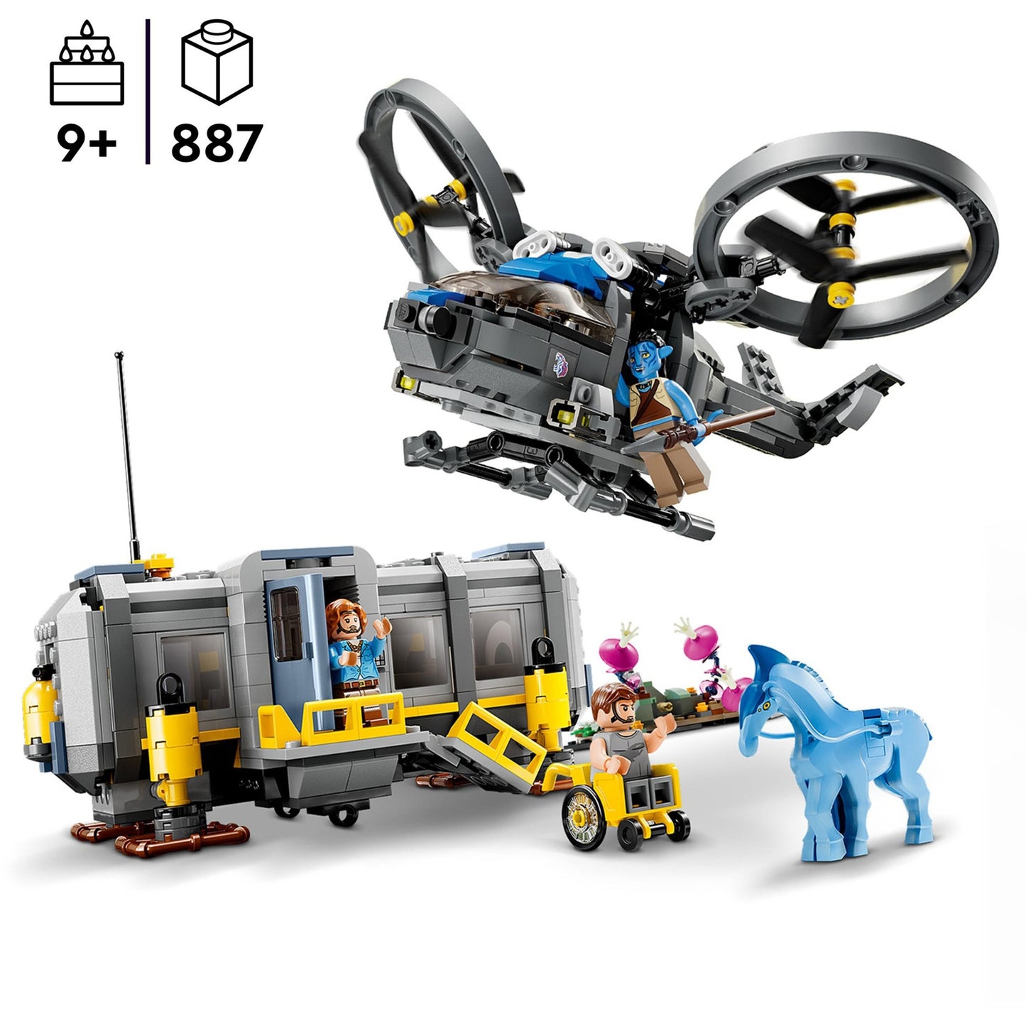 Lego avatar - zwevende bergen: site 26 rda samson constructiespeelgoed (75573)