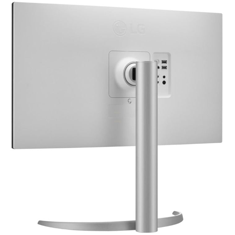 Lg ultrafine 27up850k-w 27 4k uhd monitor (zilver zwart, 2x hdmi, displayport, 2x usb-a, usb-c)