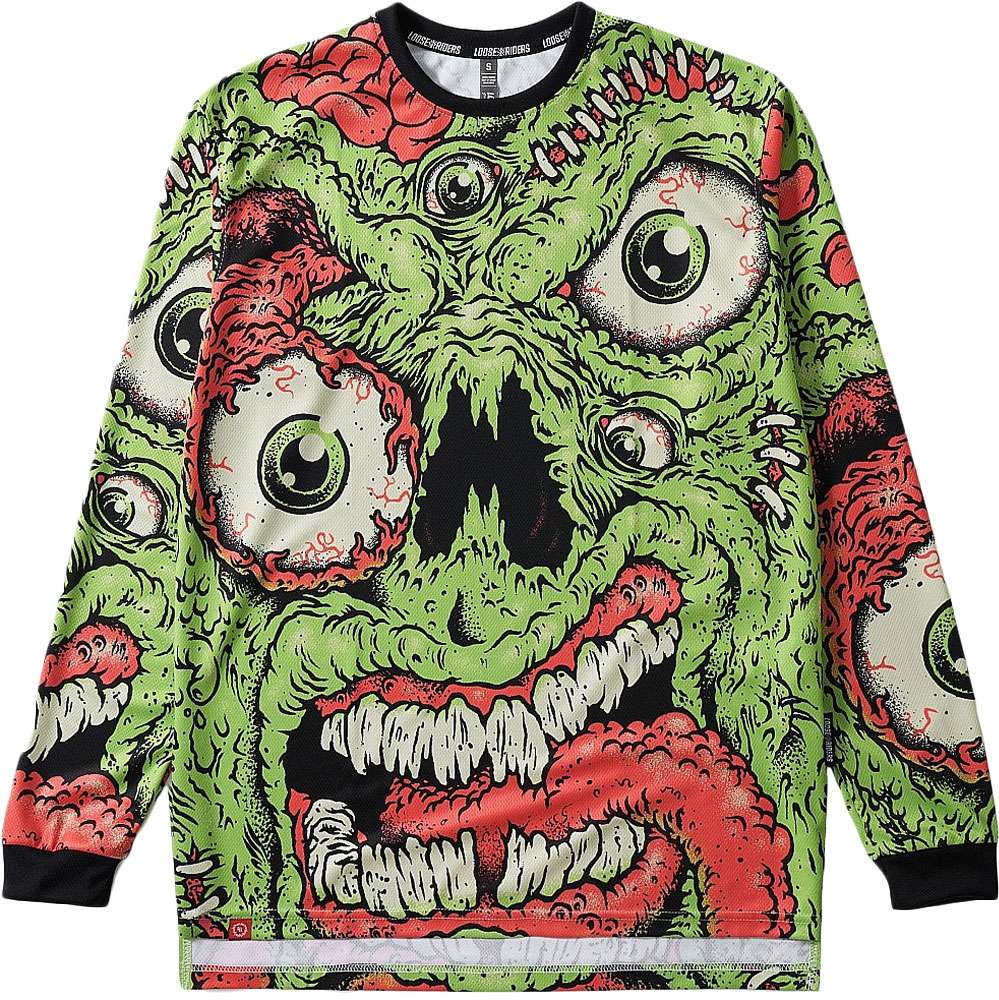 Loose riders brains - mtb long sleeve jersey