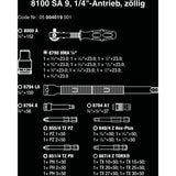 Wera 8100 sa 9 zyklop speed-ratelset gereedschapsset (zwart groen, 1 4 -aandrijving, 28-delig) - afbeelding 9