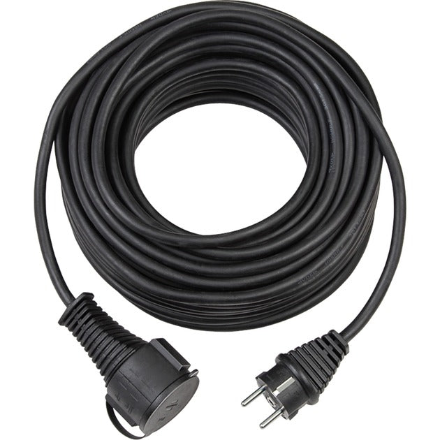 Brennenstuhl kwaliteits verlengsnoer 10m (ip44, kabel voor buiten) zwart