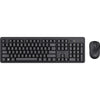 Trust ody ii stille draadloze toetsenbord- en muisset desktopset (zwart, us lay-out (qwerty), membraan, 100%, 800 dpi - 1.600 dpi)
