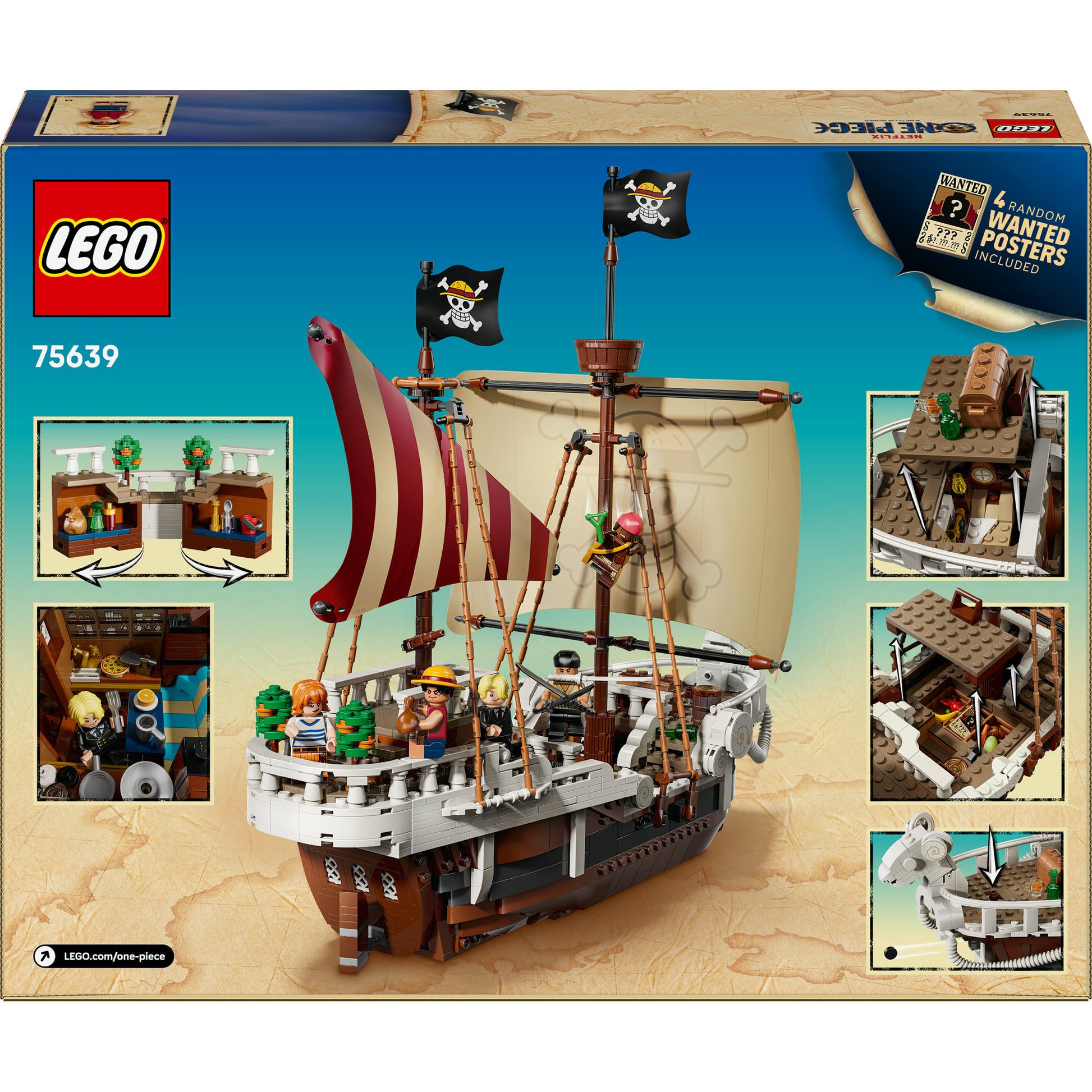 Lego one piece - het piratenschip going merry constructiespeelgoed (75639)