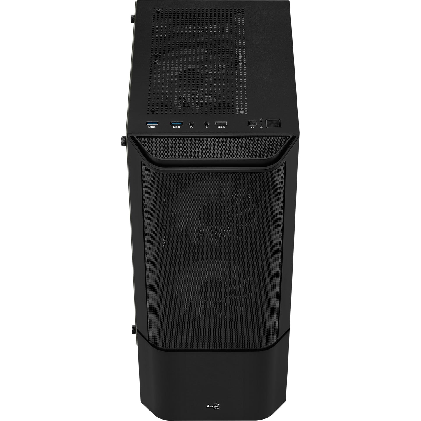 Aerocool quantum mesh v3 midi tower behuizing (zwart grijs | 3x usb-a | rgb | window)