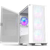 Montech air 100 argb mini tower behuizing (wit | 3x usb-a | tempered glass)