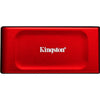 Kingston xs1000 portable 1 tb externe ssd (rood zwart, sxs1000r 1000g, usb-a 3.2 (10 gbit s))