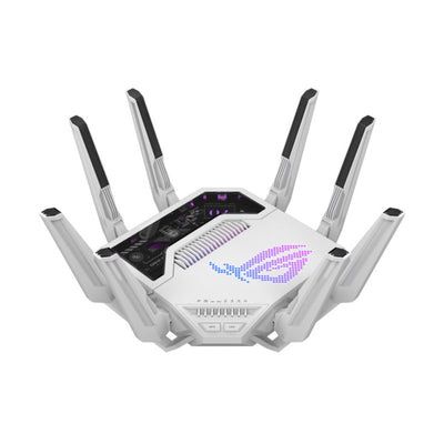 Asus rog rapture gt-be19000ai router (wit zwart)