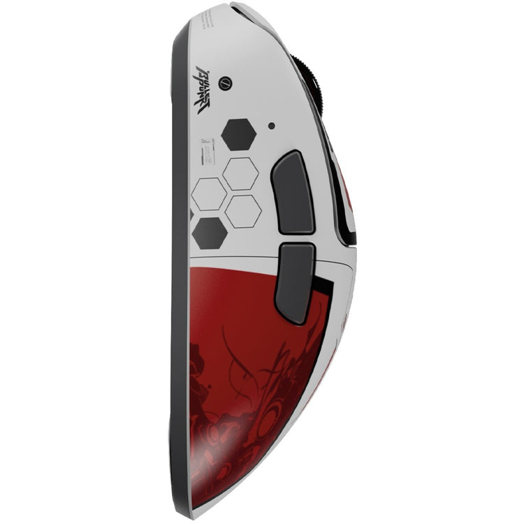 Pulsar [quiccs edition] xlite v4 gaming mouse (wit rood, 32,000 dpi, 8000 hz)