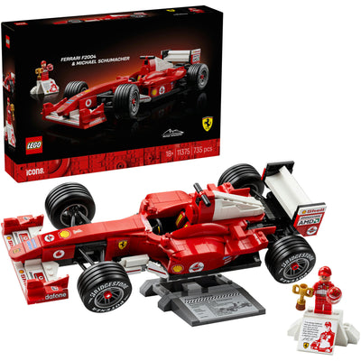 Lego icons - ferrari f2004 en michael schumacher constructiespeelgoed (11375, retail)