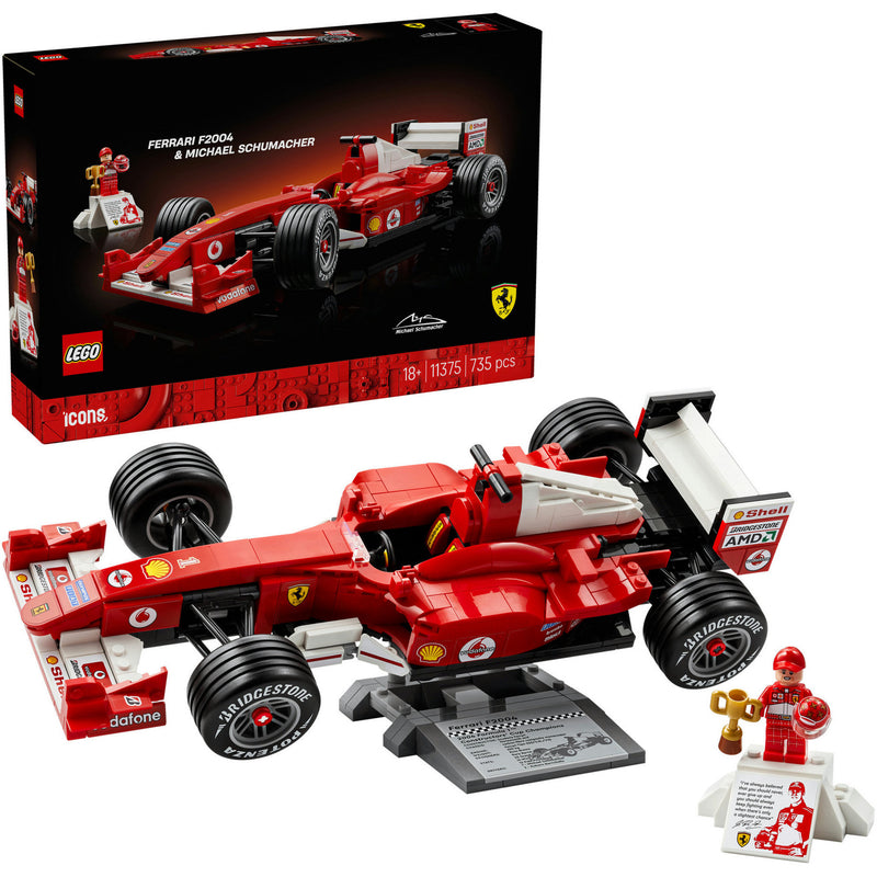 Lego icons ferrari f2004 en michael schumacher - 11375