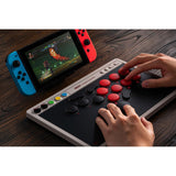 8bitdo arcade controller (grijs rood, 2.4 ghz bluetooth usb, nintendo switch 1 + 2, pc) - afbeelding 7