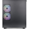 Thermaltake view 170 tg argb mini tower behuizing (zwart | 2x usb-a | rgb | tempered glass)