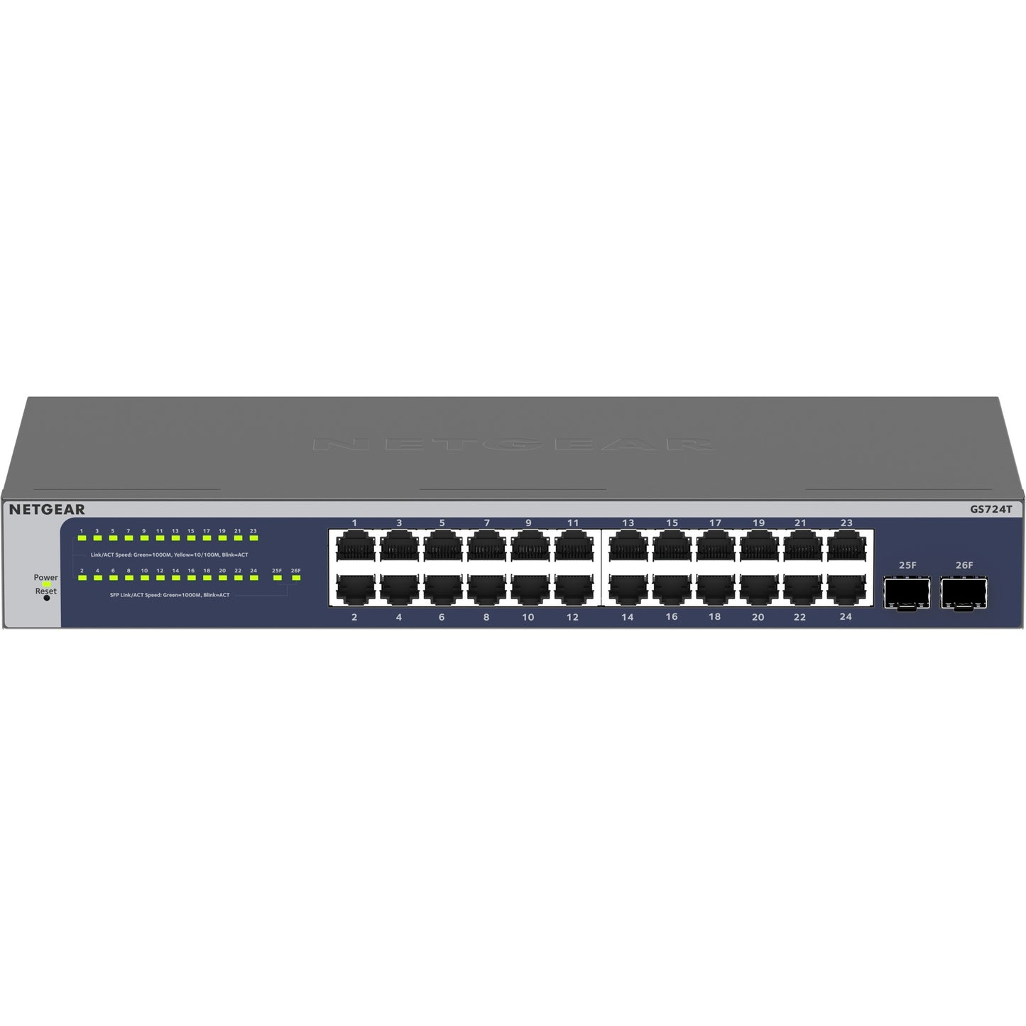 Netgear 24-port gigabit smart switch (gs724tv6)
