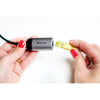 Verbatim usb 3.2 gen 1 adapter, usb-c > rj-45 (zilver zwart, 10cm, gigabit lan 10 100 1000 mbit s)