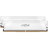 Crucial pro oc 32 gb ddr5-6000 (2x 16 gb) werkgeheugen (wit, cp2k16g60c36u5w, xmp 3.0, expo)