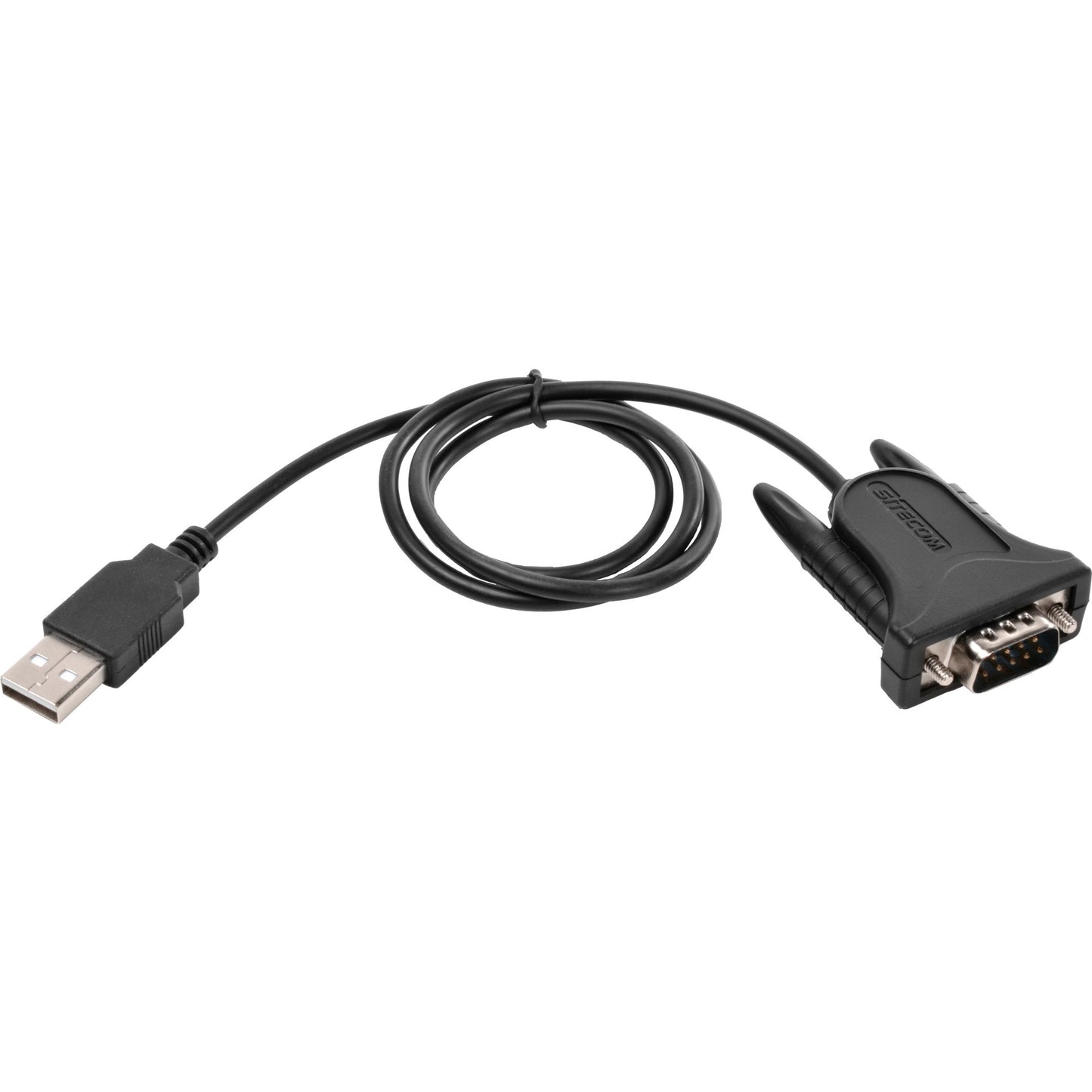 Sitecom usb > seriële kabel 0,6m usb-adapter (zwart zilver, cn-104, retail)