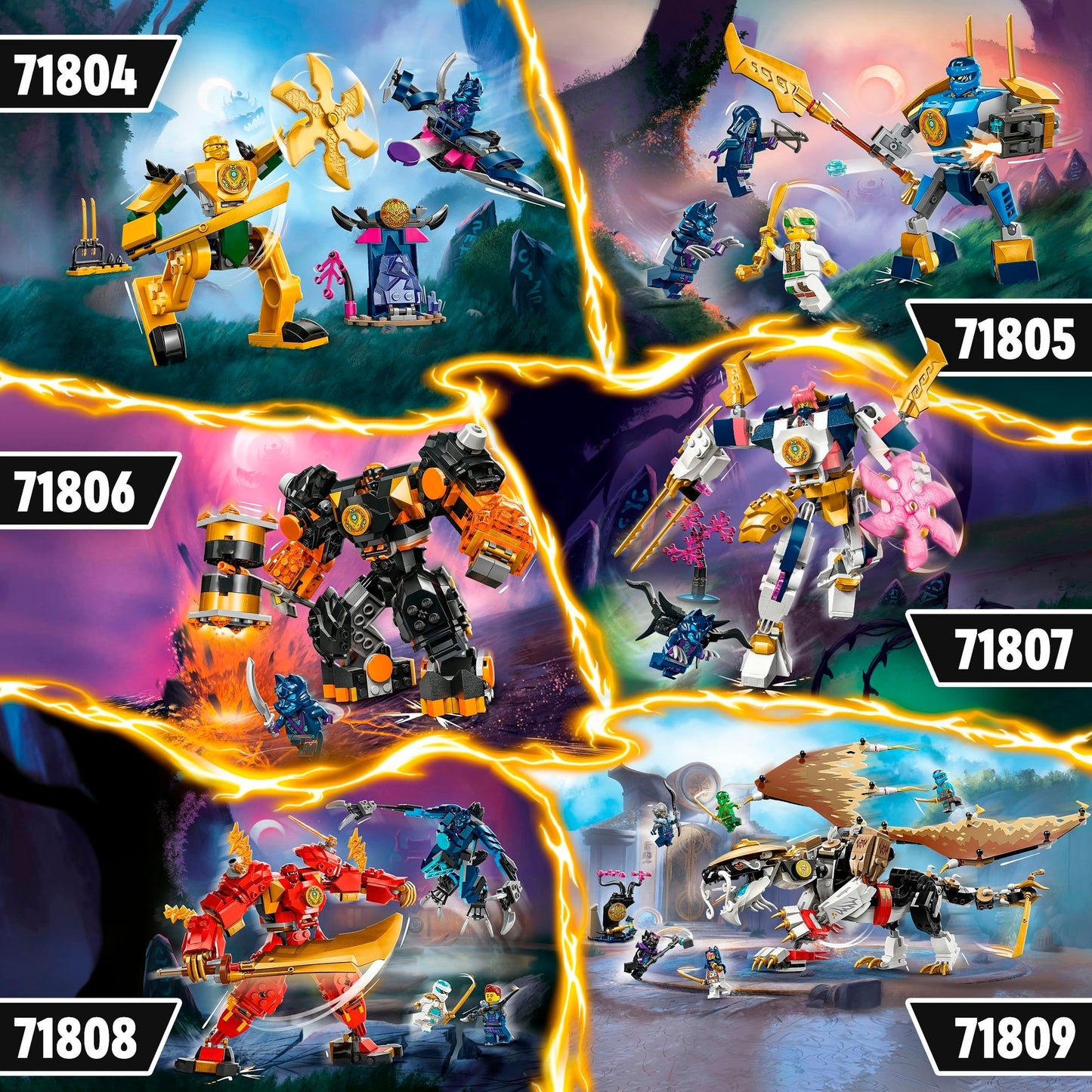 Lego ninjago 71808 kais elementaire vuurmecha