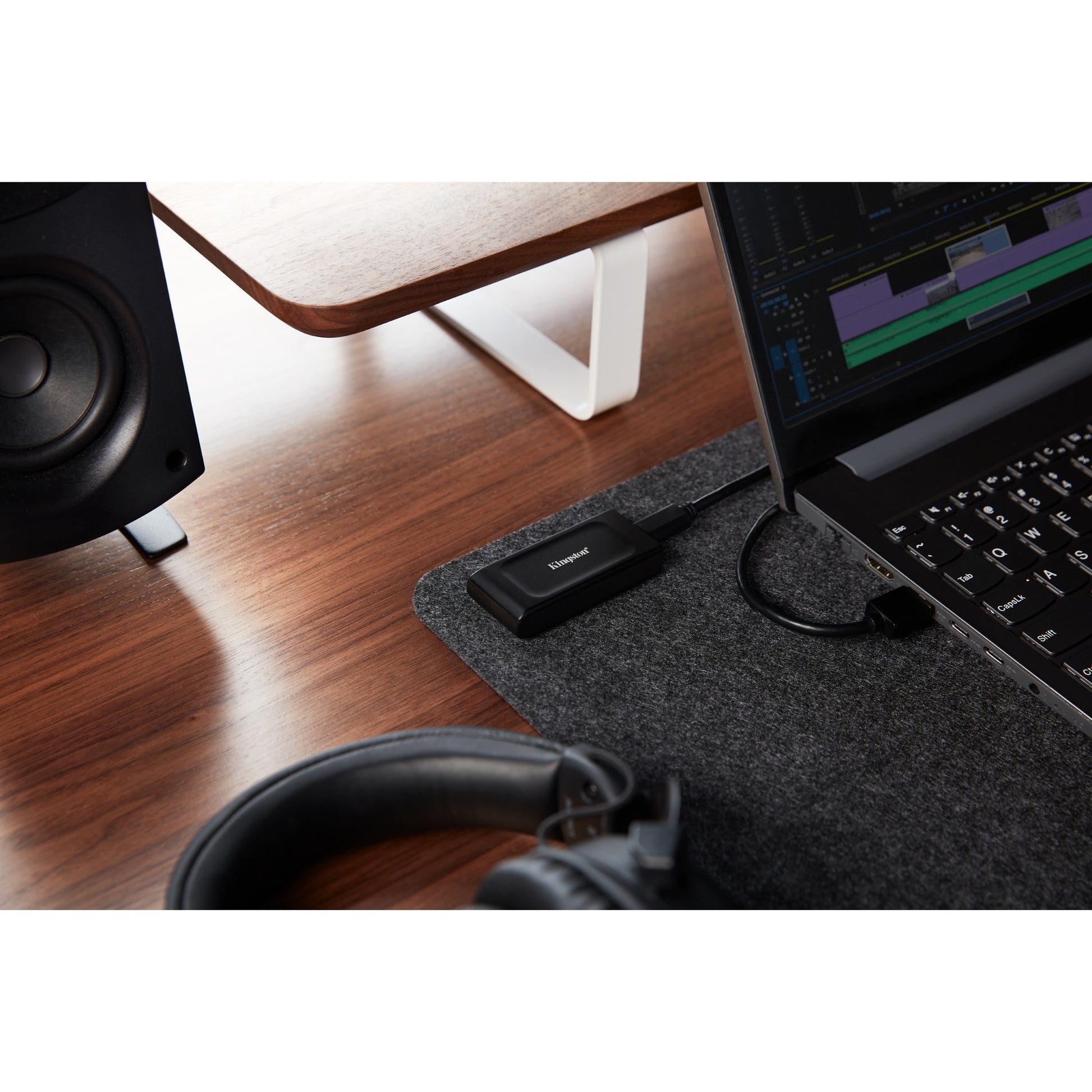 Kingston xs1000 portable 1 tb externe ssd (zwart, sxs1000 1000g, usb-a 3.2 (10 gbit s))