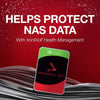 Seagate ironwolf pro 20 tb harde schijf (st20000nt001, sata 600, 24 7)