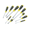 Stanley cushiongrip schroevendraaierset 10-delig (st pz) (10-delig)