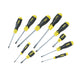 Stanley cushiongrip schroevendraaierset 10-delig (st pz) (10-delig)