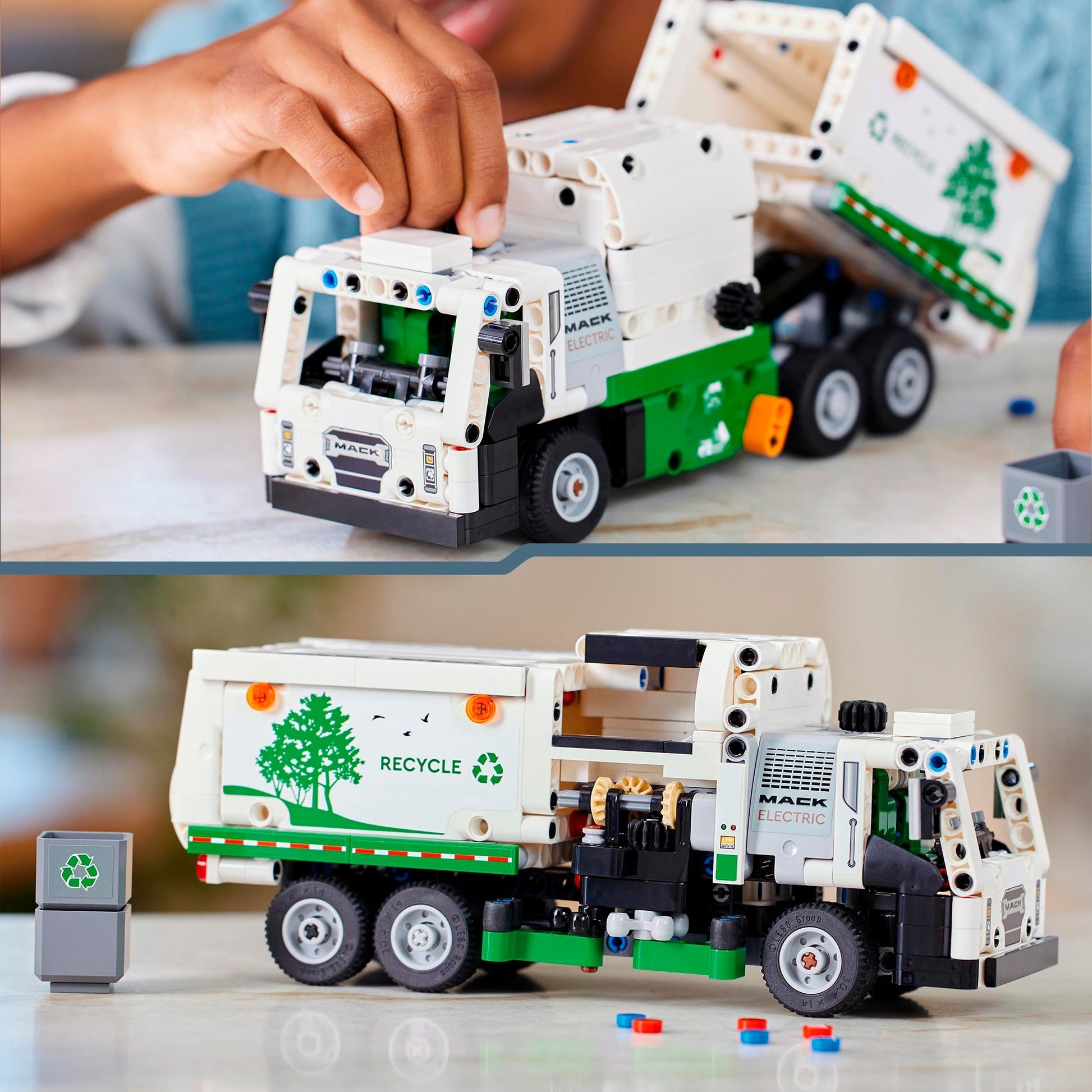 Lego technic mack lr electric vuilniswagen - 42167