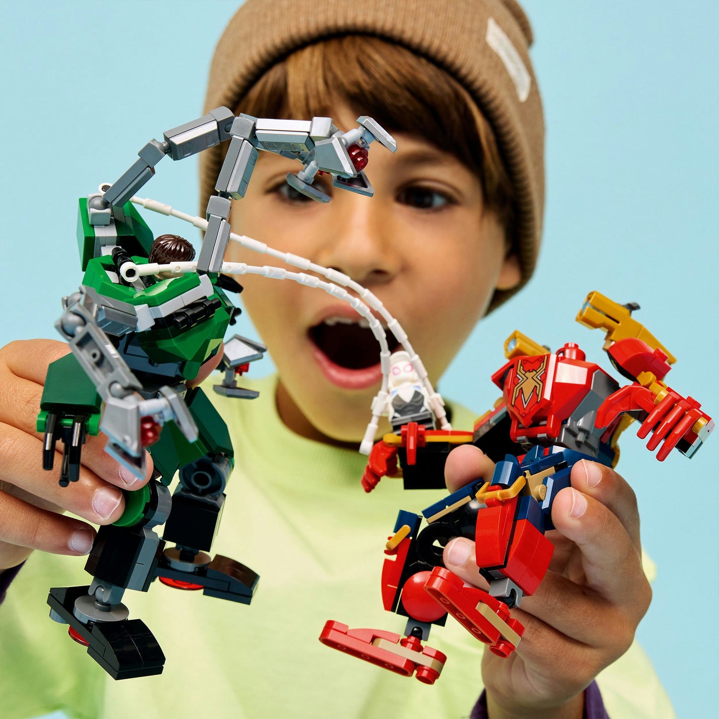 Lego marvel mechaduel: spider-man vs. doc ock superhelden - bouwpakket voor kinderen - 76338