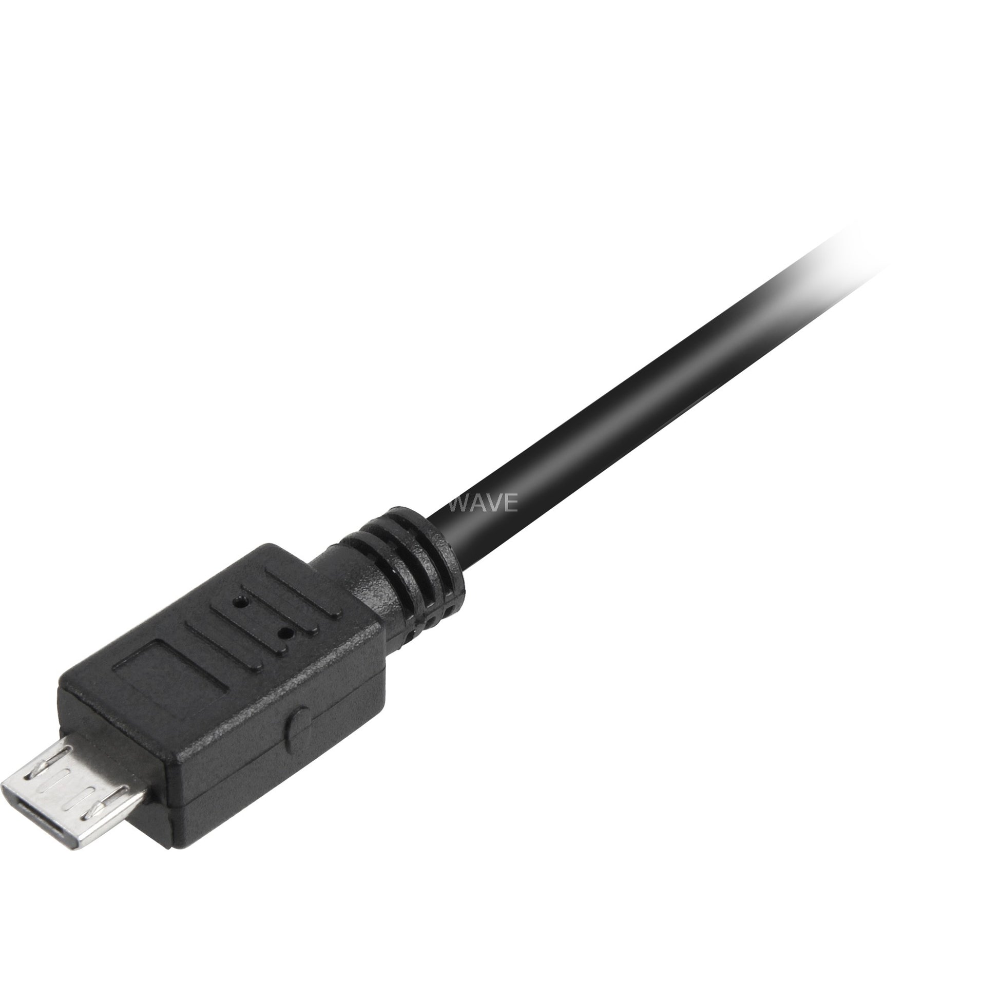 Sharkoon usb-a 2.0 > micro usb-b kabel (zwart, 3 meter)