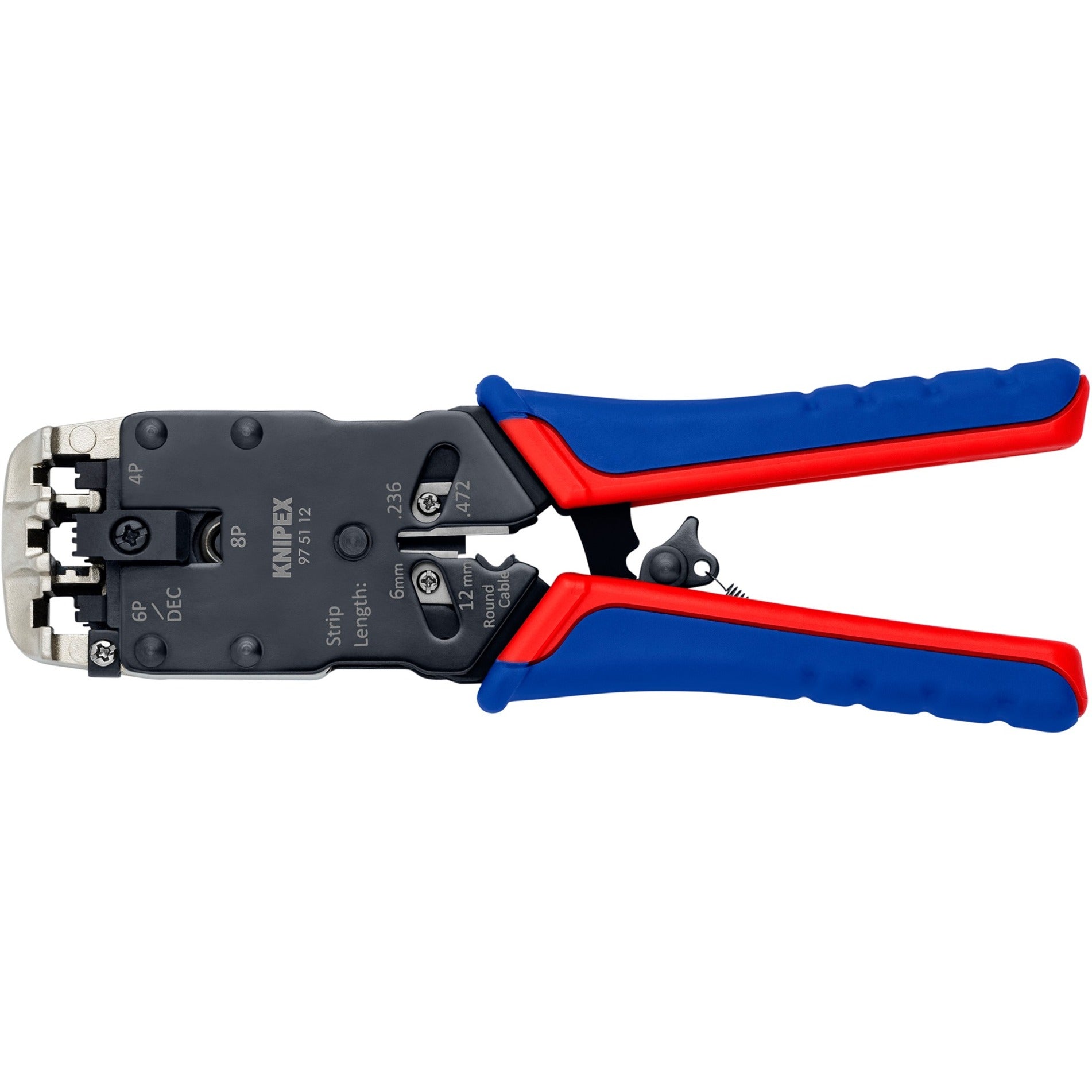 Knipex 975112 krimptang voor westernstekkers - 200mm