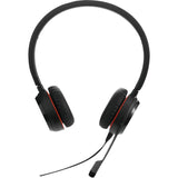 Jabra evolve 30 ii uc stereo on-ear headset (zwart) - afbeelding 2