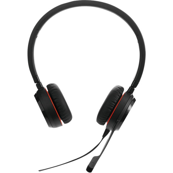Jabra evolve 30 ii uc stereo on-ear headset (zwart)