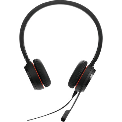 Jabra evolve 30 ii uc stereo on-ear headset (zwart)