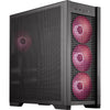 Asus tuf gaming gt302 argb midi tower behuizing (zwart | 2x usb-a | 1x usb-c | rgb | tempered glass)