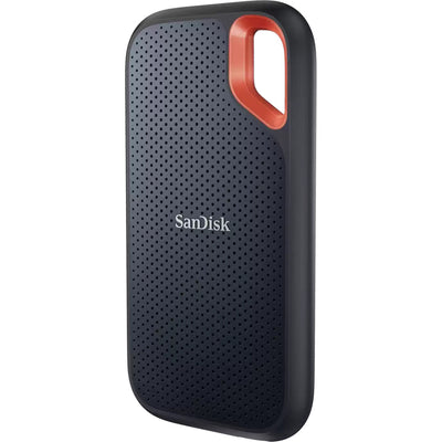 Sandisk extreme portable v2, 8 tb externe ssd (zwart oranje, sdssde61-8t00-g25, usb-c)