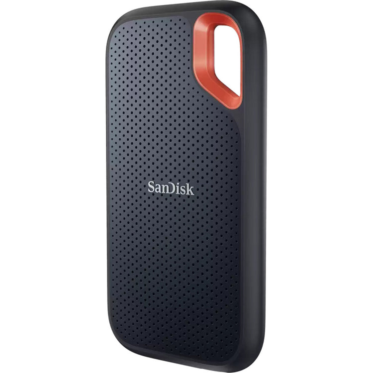 Sandisk extreme portable v2, 8 tb externe ssd (zwart oranje, sdssde61-8t00-g25, usb-c)