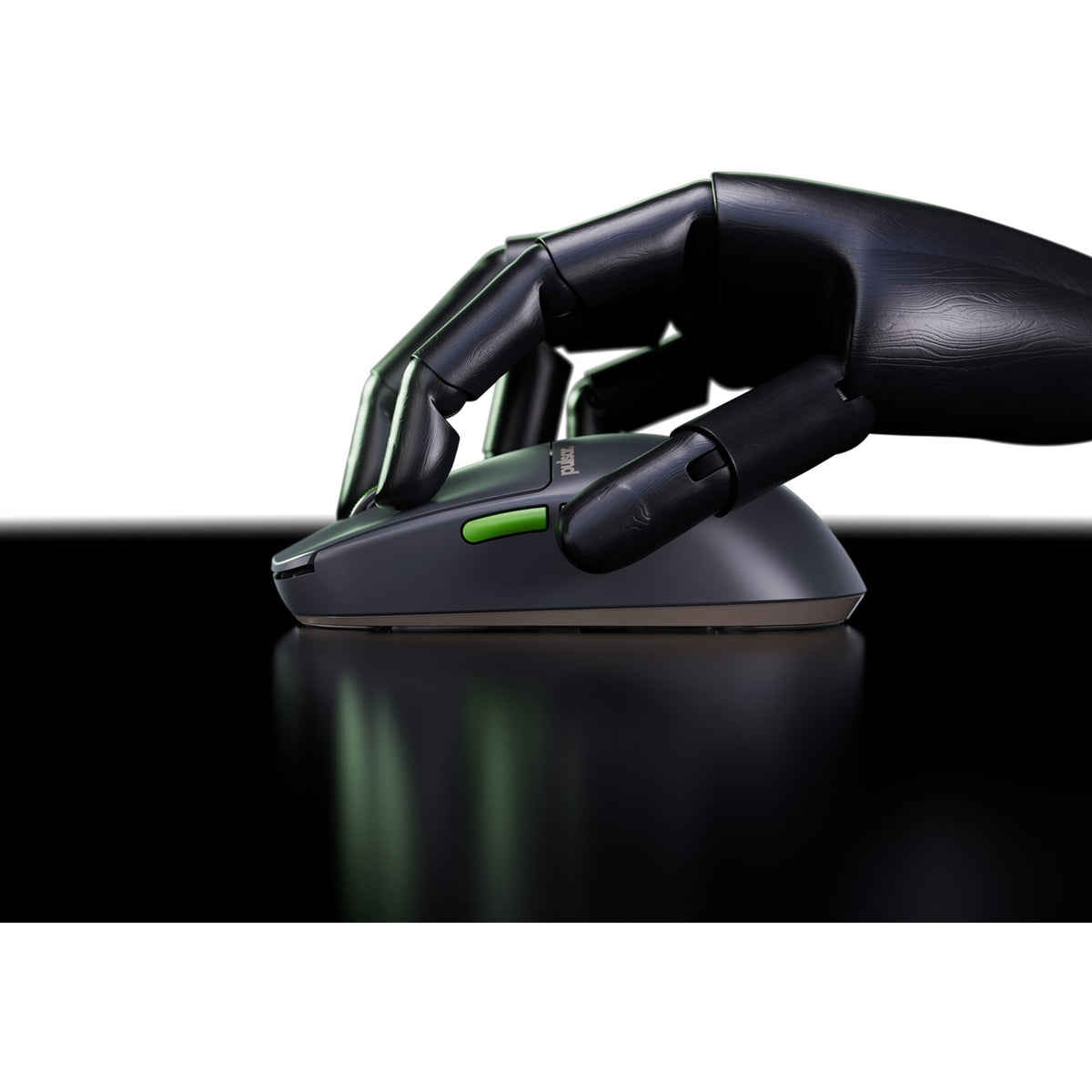 Pulsar x2 crazylight gaming mouse - volt shadow (grijs groen, 32,000 dpi, 8000 hz)