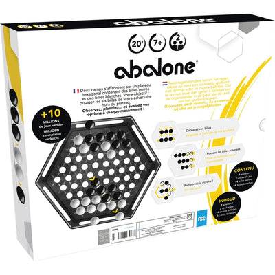 Asmodee abalone bordspel (frans nederlands, 2 spelers, 20 minuten, vanaf 7 jaar)