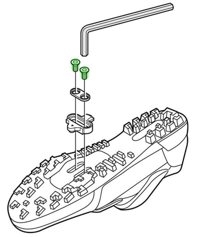 Shimano bolt m5x10 for spd cleats sm-sh50 51 52 55 56