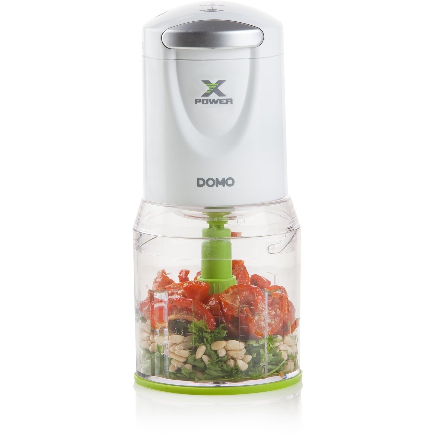 Domo mini-chopper 'x power' do9192mc hakmolen (wit groen)