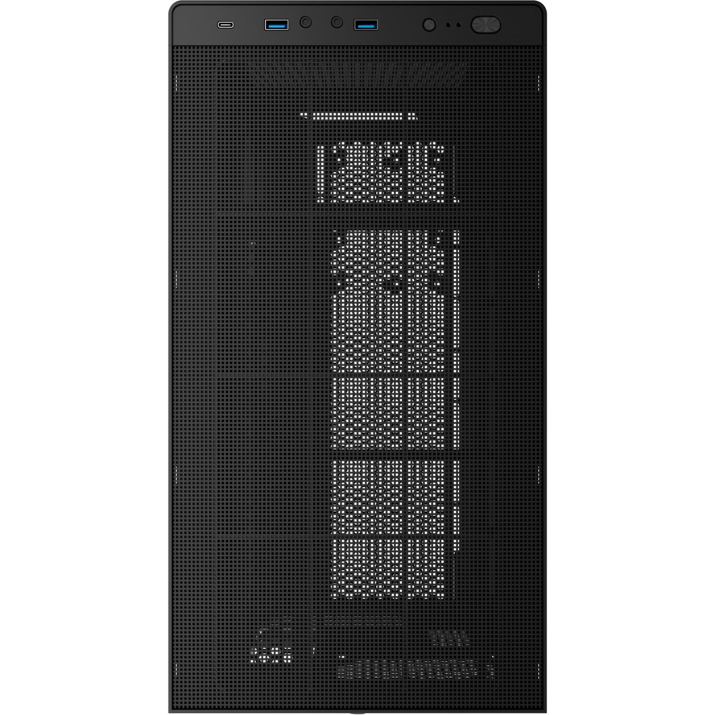 Aerocool stormfront mini mini tower behuizing (zwart | 2x usb-a | 1x usb-c | window)