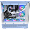 Thermaltake ct120 ex argb sync pc cooling fan hydrangea blue (3-fan pack) case fans (lichtblauw, 3 stuks, 120 x 120 x 25 mm, pwm)