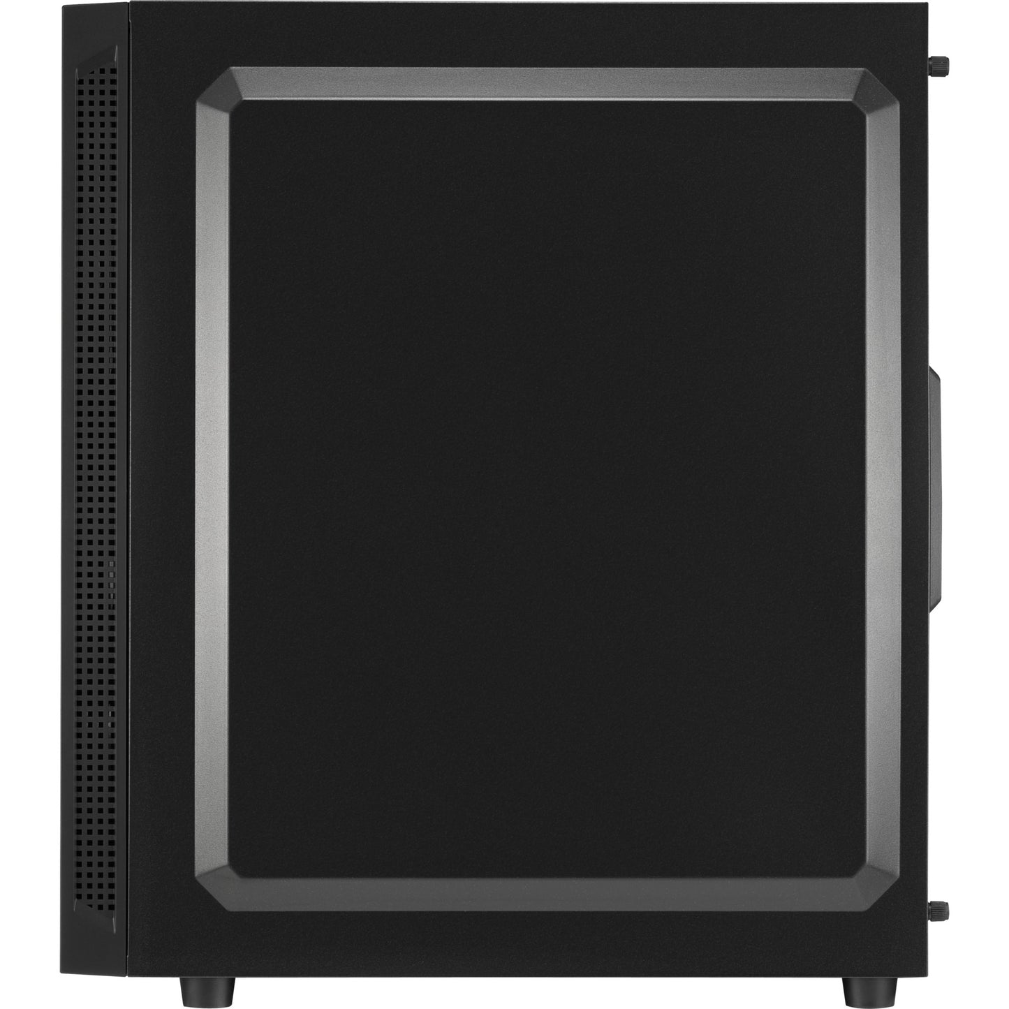 Sharkoon rgb slider midi tower behuizing (zwart | 3x usb-a | rgb | tempered glass)